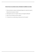 Case  NR 341 Week 2 Case Study Exercise&colon; Mechanical Ventilation Case Study &lpar; NR 341 &rpar; 