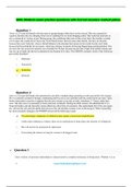 NURS 6670N- Midterm exam practice questions with Correct answers marked yellow&period;