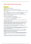 NR 507 FINAL EXAM STUDY GUIDE 1&lpar;LATEST UPDATE&rpar;