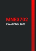 MNE3702 LATEST Exam Pack 