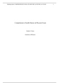 Comprehensive Health History & Physical Exam