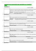 NURSING 632 QUESTIONS AND ANSWERS ALL CORRECT  2021