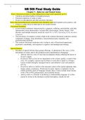 NR 509 - Final Study Guide.