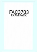FAC3703 EXAM PACK