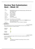 NURS 6501N Week 10 Quiz 2 - Question and Answers LATEST VERSION 2021&period;100&percnt; CORRECT&period;