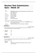 NURS 6501N Week 10 Quiz 2 - Question and Answers LATEST VERSION 2021.100% CORRECT.