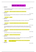 HSCO 506 Exam 2 Questions and Answers With 100&percnt; Correct Answers&vert;Guaranteed A Grade 