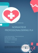 Stageproducten PL 4 - Portfolio (Klinisch Redeneren en Verpleegkundig Leiderschap) en  Normatieve Professionalisering.
