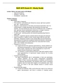 NUR 4270 -Exam III - Study Guide&period;