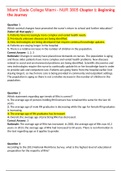 Miami Dade College Miami - NUR 3805 Chapter 1&colon; Beginning the Journey&comma;100&percnt; CORRECT