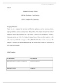 MT140  Unit 2 &period;docx  MT140  Purdue University Global  MT140- Professor Carol Dooley  SWOT Analysis for Canon Inc&period;  Company Overview  Canon Inc&period; is a company that provides multifunction appliances&comma; such as cameras&comma; printers&comma; copying machines&comma; scanners&comma; amo