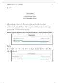 IT273  Unit 9 Lab&period;docx  IT 273  Unit 9 LabSim  Purdue University Global  IT 273 Networking Concepts  Lab Instructions&colon; Complete the following in LabSim and submit the Exam Report screenshots to this unit's lab Dropbox&period; Take a screenshot of each Exam Re