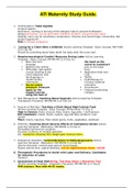 NURS 340 - ATI Maternity Study Guide&period;