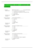 NSG 6340 FINAL EXAM 4 &ndash; QUESTION AND ANSWERS