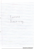 Grade 10 Current Electricity notes IEB