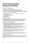 Samenvatting Elementaire theorie accountantscontrole - De praktijk van auditing en assurance, ISBN: 9789001867126  Auditing Beginselen (AUDB)