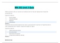MN 553 Unit 5 Quiz - All the Questions and Answers