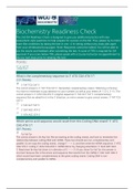 Biochemistry C 785 Readiness Check  &ndash; Western Governors University &vert; Biochemistry C785 Readiness Check &lbrace;A Grade&rcub;