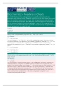 Biochemistry C 785 Readiness Check  – Western Governors University | Biochemistry C785 Readiness Check {A Grade}