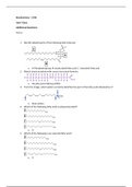Biochemistry – C785 Unit 7 Quiz Additional Questions With Answers (2021/2022)