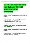 D278 - questions from the Zybook -3&lpar;156 questions and answers&rpar;&period;