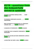 D278 - questions from the Zybook&lpar;fully solved & updated&rpar;