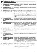 HDPD EXAM 1 REVIEW &lpar;QUESTIONS & ANSWERS&rpar; LATEST WITH 100&percnt; ALREADY PASSED SOLUTIONS&excl;&excl;