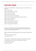 CRS exam 2 Actual Questions and Answers 2024&sol;2025 with complete solutions&semi;100&percnt; verified