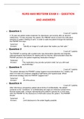  NURS 6640 MIDTERM EXAM 4 – QUESTION AND ANSWERS (Graded A+) LATEST UPDATE