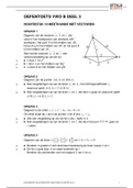 VWO Wiskunde B Oefentoets | Hoofdstuk 10: Meetkunde met vectoren | + uitwerkingen