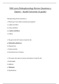 NSG 5003  &sol; NSG5003 Pathophysiology Review Questions 5 &lpar;latest&rpar; &ndash; South University &lpar;A grade&rpar;