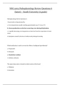 NSG 5003 &sol; NSG5003 Pathophysiology Review Questions 6 &lpar;latest&rpar; &ndash; South University &lpar;A grade&rpar;