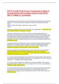 MATH 225N Statistics Final EXAM WITH 100&percnt; CORRECT ANSWERS