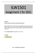 ILW1501 Assignment 1 (2021)