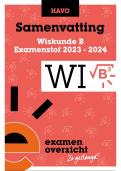 Samenvatting Wiskunde B Examen HAVO 2024