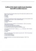CalFire FAE Study Guide Exam Questions And 100&percnt;verified Answers&period;
