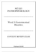 &lpar;Nightingale&rpar; SCI 225 Pathophysiology - Week 9 Gastrointestinal Disorders - Content Review Exam