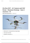 Glo-Bus 2017 - AC Camera and UAV Drone - Business Strategy - Quiz 2 Answers - P1