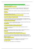 NSG 6006 Pre-specialty Evaluation Exam pg 5 to 7 latest exam update 2021