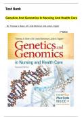 TEST BANK for  Genetics And Genomics In Nursing And Health Care   By&colon; &lpar;Theresa A&period; Beery&comma; M&period; Linda Workman And Julia A&period; Eggert&rpar;  2nd Edition&vert;&vert; A COMPLETE GUIDE 2024