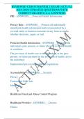 REVIEWED CDEO CHAPTER 2 EXAM &lpar;ACTUAL 2024-2025&rpar; UPDATED QUESTIONS WITH  CORRECT GRADED &lpar;A&plus;&rpar; ANSWSERS