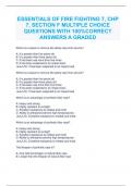ESSENTIALS OF FIRE FIGHTING 7TH EDITION - CHAPTER 3&colon; BUILDING CONSTRUCTION QUESTIONS WITH CORRECT  ANSWERS