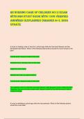 RN NURSING CARE OF CHILDREN 2019 EXAM  WITH NGN STUDY GUIDE WITH 100&percnt; VERIFIED  ANSWERS &lpar;EXPLAINED&rpar; &lbrace;GRADED A&plus;&rcub;&period; 2024  UPDATE 