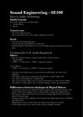 Audio Engineering 
