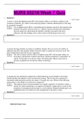 NURS 6521N Week 7 Quiz with ALL the Correct Answers 34&sol;35 Grade A