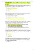 NR 508 Quiz 2_NR508 Advanced Pharmacology Quiz 2 Questions And Answers