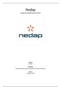 OE10a Integrale bedrijfsanalyse (Nedap) - Jaar 1 Business Studies 