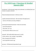 Psy 2450 Exam 1 Questions & Detailed Answers 2024