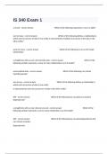 IS 340 Exam 1 Comprehensive Questions And Correct Detailed Answers&period;