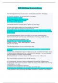 BUS 304 Data Analysis Exam &vert; Questions with 100&percnt; Correct Answers